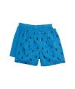 【送料無料】 サイコバニー メンズ ボクサーパンツ アンダーウェア Woven 2-Pack Boxer Yale Blue