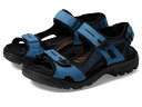 【送料無料】 エコー メンズ サンダル シューズ Yucatan Sandal Retro Blue/Marine