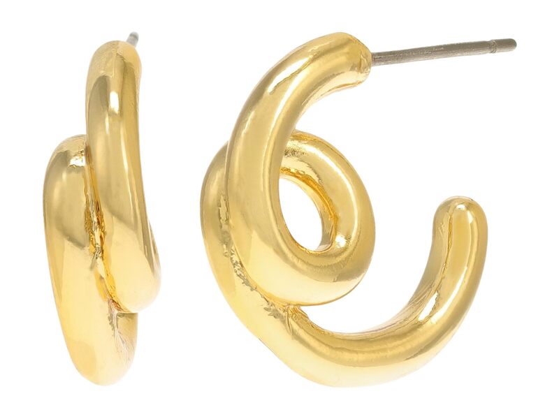 yz ChEF fB[X sAXECO ANZT[ Three-Pack Hoop Earring Set Pale Gold 3