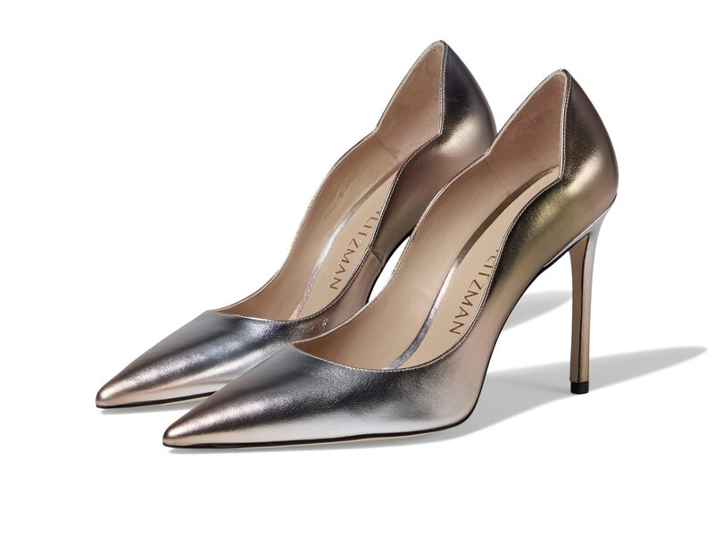  スチュアート ワイツマン レディース ヒール シューズ Stuart 100 Scallop Pump Pyrite Multi