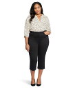 【送料無料】 エヌワイディージェイ レディース デニムパンツ ボトムス Plus Size Joni High-Rise Relaxed Capris in B...