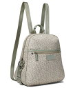 【送料無料】 カルバンクライン レディース バックパック・リュックサック バッグ Sussex Nylon Backpack Khaki/Vanilla/Desert Sage(4)