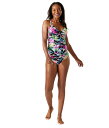 【送料無料】 トッミーバハマ レディース トップのみ 水着 Coastal Gardens Underwire Over-the-Shoulder Tankin...