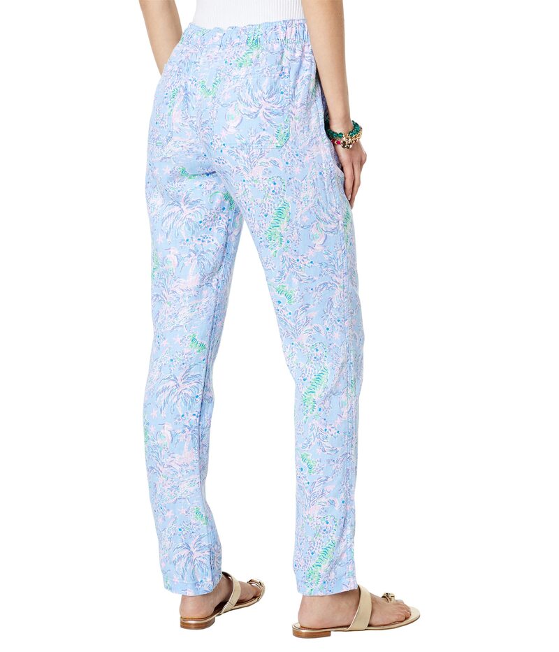 【送料無料】 リリーピュリッツァー レディース カジュアルパンツ ボトムス Taron Pants Blue Peri The Turtle Package