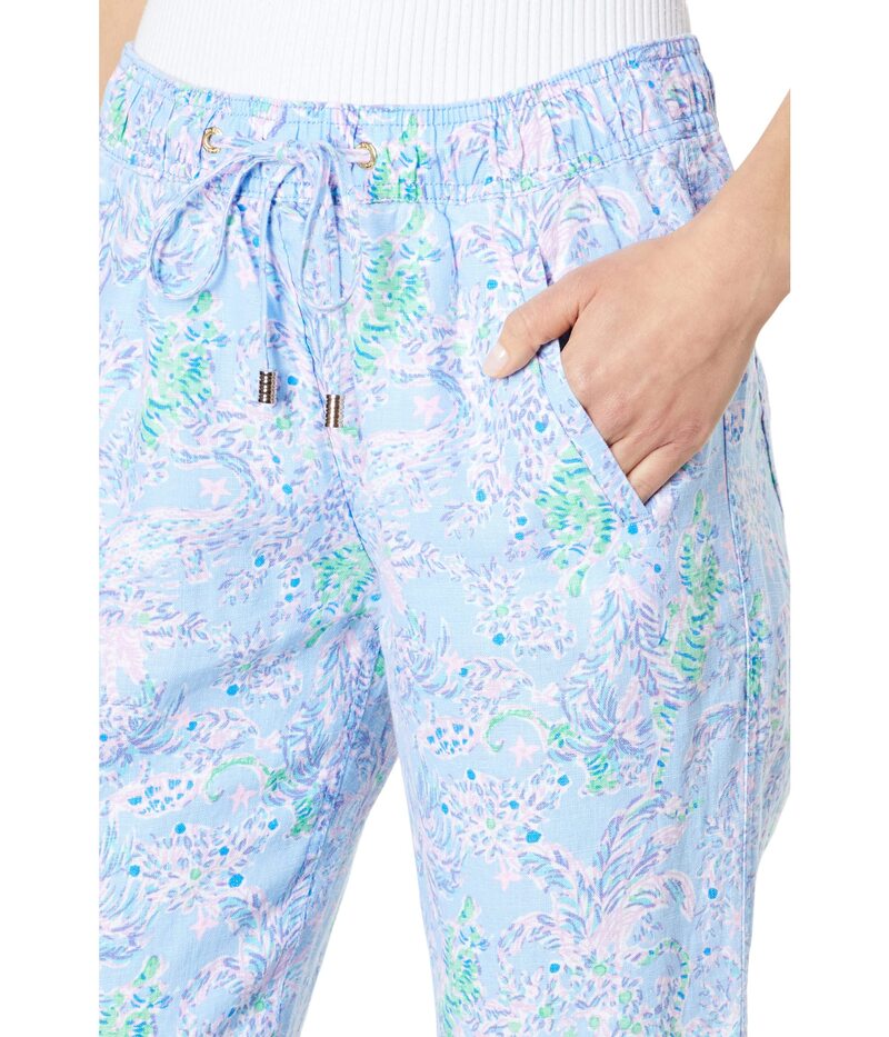 【送料無料】 リリーピュリッツァー レディース カジュアルパンツ ボトムス Taron Pants Blue Peri The Turtle Package
