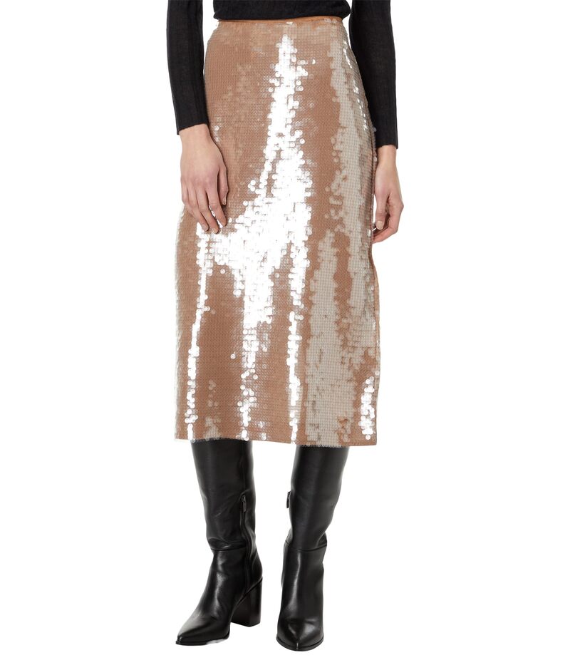 yz ChEF fB[X XJ[g {gX Sequin-Embellished Midi Skirt Fallen Timber