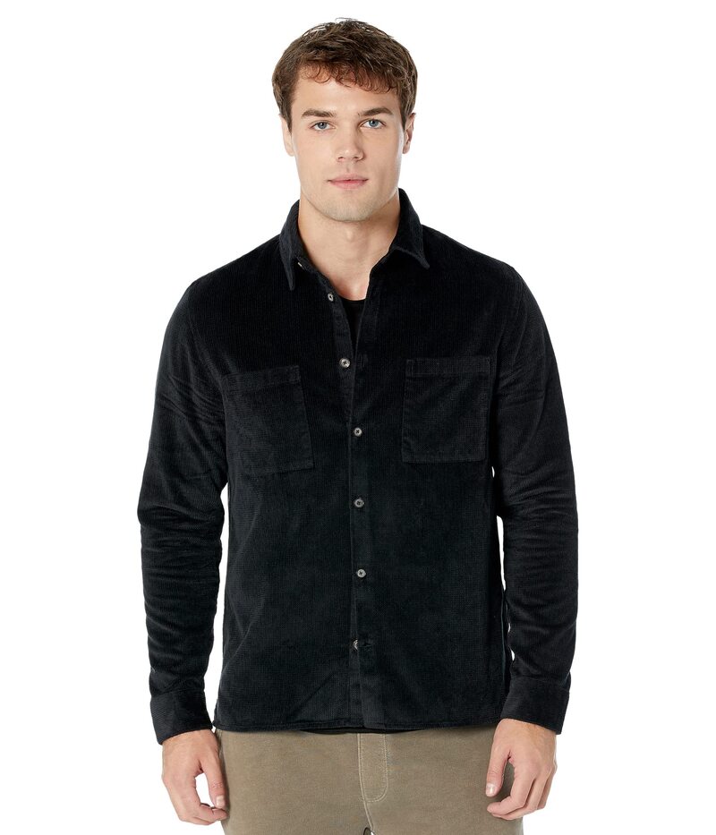 【送料無料】 ジョンバルベイトス メンズ シャツ トップス Cole Regular Fit Long Sleeve Shirt W737Y3 Black