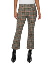 【送料無料】 リヴァプール ロサンゼルス レディース カジュアルパンツ ボトムス Stella Kick Flare Black Cinnamon Tartan Plaid