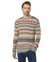 【送料無料】 ラッキーブランド メンズ ニット・セーター アウター Intarsia Nordic Crew Neck Sweater Light Heather Grey Multi