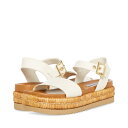 【送料無料】 スティーブ マデン レディース ヒール シューズ Malden Sandal White Leather