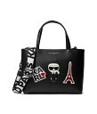 【送料無料】 カール ラガーフェルド レディース ハンドバッグ バッグ Maybelle Tote Black Patch