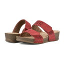 【送料無料】 ホワイトマウンテン レディース ヒール シューズ Ferula Cruella Red/Suede