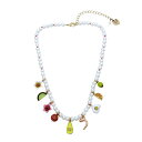 【送料無料】 ベッツィジョンソン レディース ネックレス・チョーカー・ペンダントトップ アクセサリー Brunch Charm Bib Necklace Multi