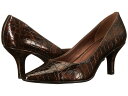 【送料無料】 イージーストリート レディース ヒール シューズ Chiffon Bronze Patent Croco