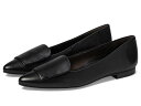【送料無料】 ポール・グリーン レディース スリッポン・ローファー シューズ Teddy Flat Black Leather