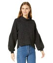 yz XvfBbg fB[X p[J[EXEFbg AE^[ Space Dye Cowl Neck Pullover Sweatshirt in Eco Fleece Black