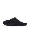 【送料無料】 フィットフロップ レディース サンダル シューズ CHRISSIE FLEECE-LINED CORDUROY SLIPPERS Midnight Navy