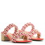 【送料無料】 シュッツ レディース ヒール シューズ Juliet Mid Coral/Clube Rose/Platina (D/B Coral)