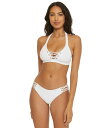 【送料無料】 ベッカ レディース ボトムスのみ 水着 Modern Edge Rib Daniella Corset Side Hipster White