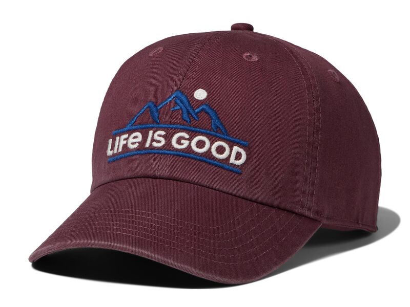 【送料無料】 ライフイズグッド レディース 帽子 アクセサリー North Dakota Mountain Range Chill Cap Mahogany Brown