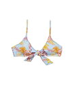 【送料無料】 スナッパーロック レディース トップのみ 水着 Boho Tropical Sustainable Bikini Top Blue