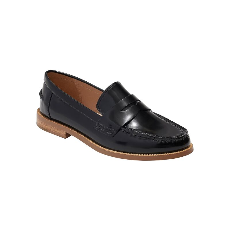  ジャックロジャース レディース スリッポン・ローファー シューズ Tipson Penny Loafer Spazzolato Black