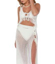 【送料無料】 ウミーユアムーム レディース トップのみ 水着 St. Lucia Top White Crochet
