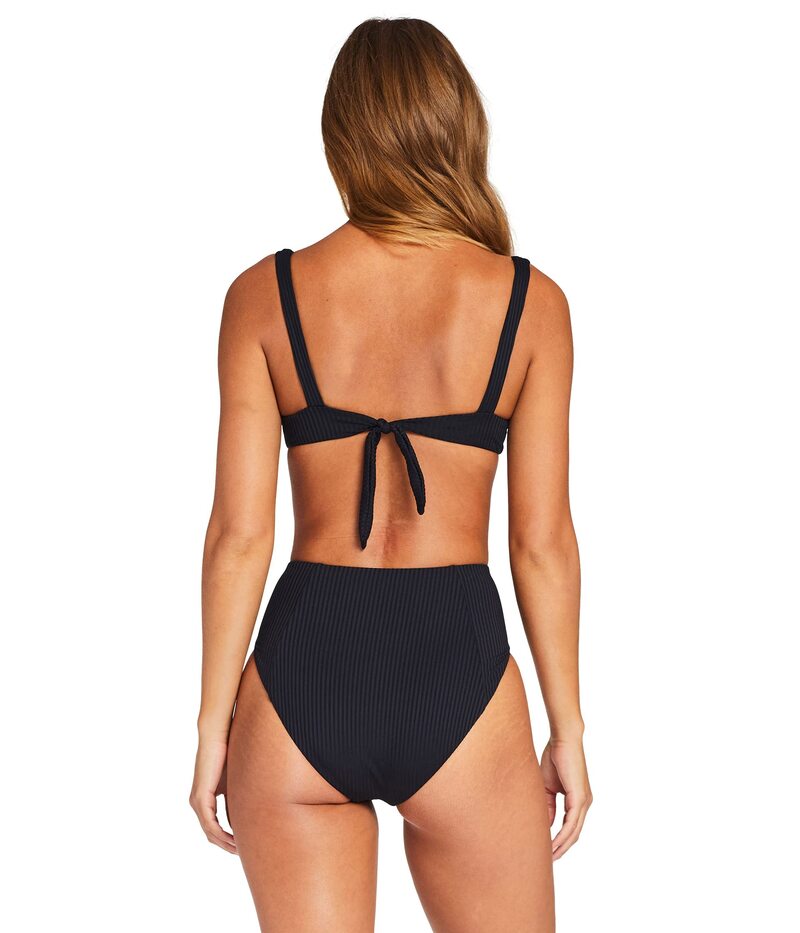【送料無料】 ビタミンA レディース トップのみ 水着 Demi Top Black EcoRib