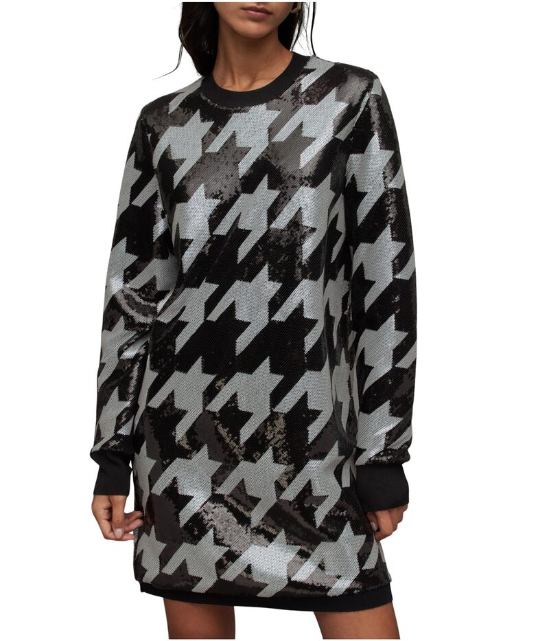【送料無料】 オールセインツ レディース ワンピース トップス Juela Toni Dress Black/White
