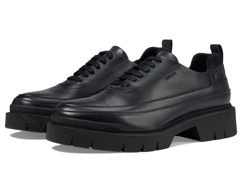 【送料無料】 フューゴ メンズ オックスフォード シューズ Denzel Platform Oxford Shoes Dark Charcoal Grey