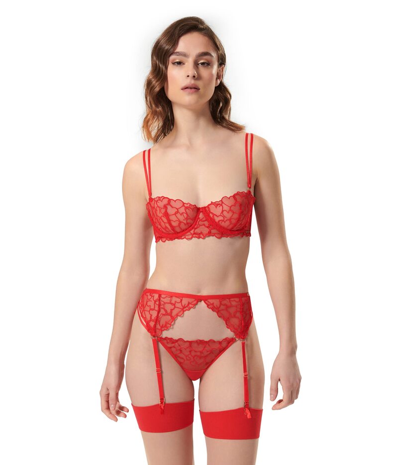 ̵ ֥롼٥ ǥ ֥饸㡼  Valentina Wired Bra Tomato Red
