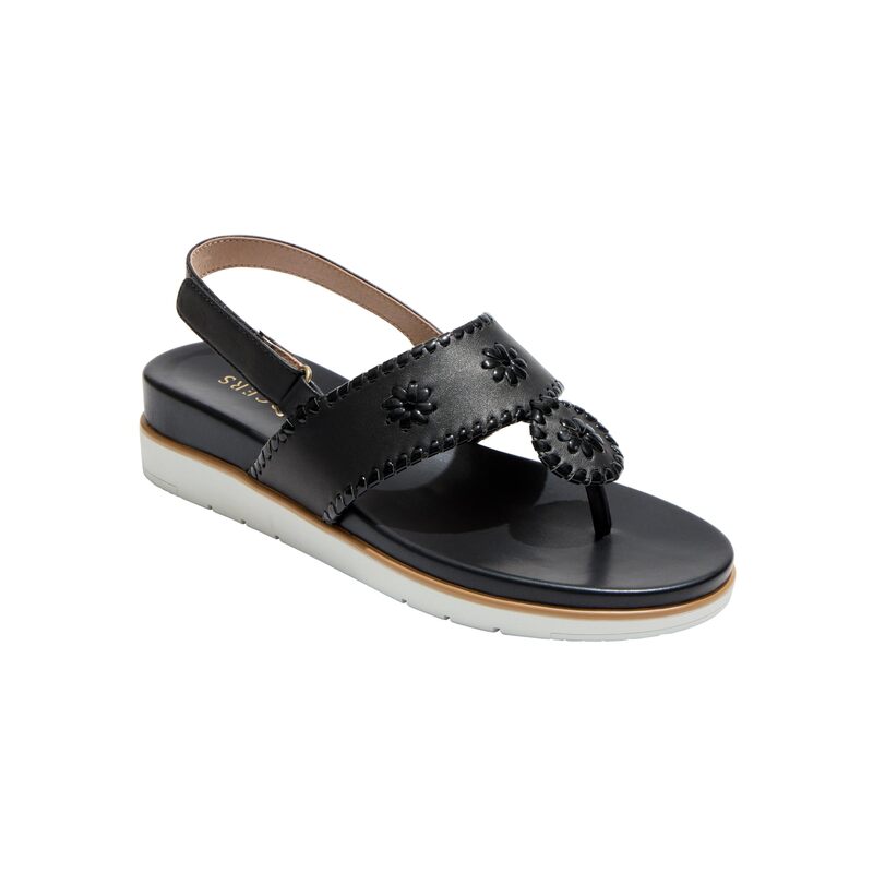 ジャックロジャース サンダル レディース 【送料無料】 ジャックロジャース レディース サンダル シューズ Jacks Weekend Sandals - Leather Black