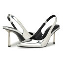 【送料無料】 ナインウェスト レディース ヒール シューズ Denaye Silver Mirror Metallic
