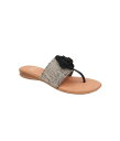 【送料無料】 アンドレア アース レディース サンダル シューズ Nara Black/Beige Linen(4)