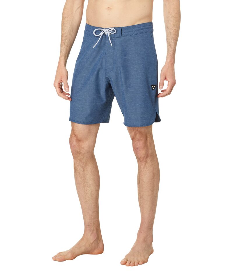 【送料無料】 ヴィスラ メンズ ハーフパンツ・ショーツ 水着 Stoke'm 17.5" Boardshorts Dark Naval