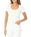 【送料無料】 メイドウェル レディース シャツ トップス Sculpt Ottoman Tee Bright Ivory(4)