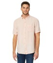 【送料無料】 ジョンストンアンドマーフィー メンズ シャツ トップス Short Sleeve Antique Dyed Shirt Melon