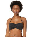 【送料無料】 トッミーバハマ レディース トップのみ 水着 Pearl Twist Bandeau Bra Black