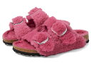 【送料無料】 ビルケンシュトック レディース サンダル シューズ Arizona Big Buckle Teddy Fuchsia Tulip
