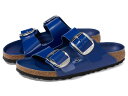 【送料無料】 ビルケンシュトック レディース サンダル シューズ Arizona Big Buckle High Shine Cobalt