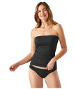 【送料無料】 トッミーバハマ レディース トップのみ 水着 Pearl Long Shirred Bandini Black