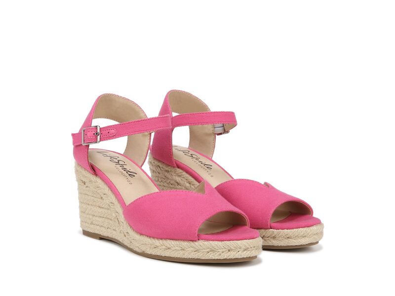 ライフストライド レディース シューズ ヒール サンダル LifeStride Tess Wedge Espadrille Sandals Fr..
