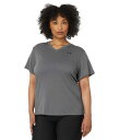 【送料無料】 アンダーアーマー レディース シャツ トップス Plus Size Tech Short Sleeve V-Neck Solid Castlero...