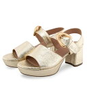【送料無料】 エアロソールズ レディース ヒール シューズ Chamber Soft Gold Canvas