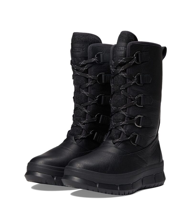 スペリー レディース シューズ ブーツ・レインブーツ ウール Sperry Kittery Boot Wool Black ブラック