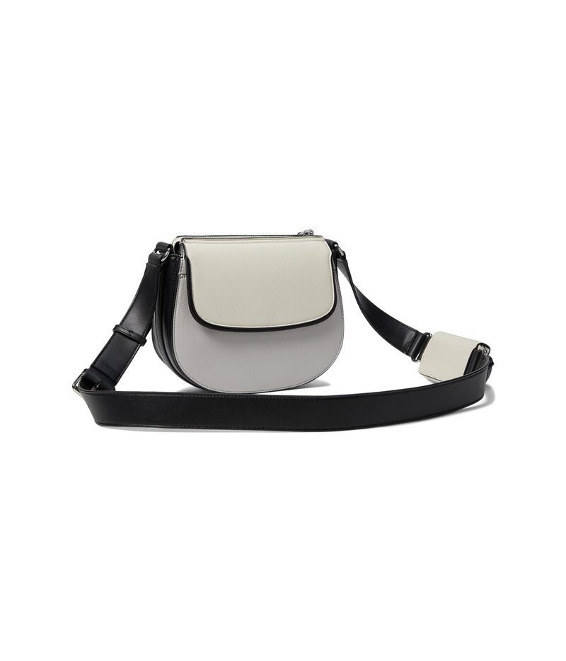 【送料無料】 カルバンクライン レディース ハンドバッグ バッグ Bella Casual Crossbody Black/Dove/White