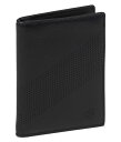 【送料無料】 ジョンストンアンドマーフィー メンズ 財布 アクセサリー Richmond Perforated Bifold Card Case Black