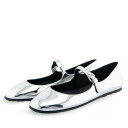 【送料無料】 エアロソールズ レディース スニーカー シューズ PERRY Silver Mirror Metallic PU