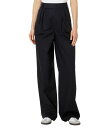 【送料無料】 セブンフォーオールマンカインド レディース カジュアルパンツ ボトムス Pleated Trouser Black(4)