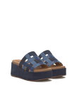【送料無料】 ラッキーブランド レディース ヒール シューズ Ulrich Woven Platform Sandal Medium Dark